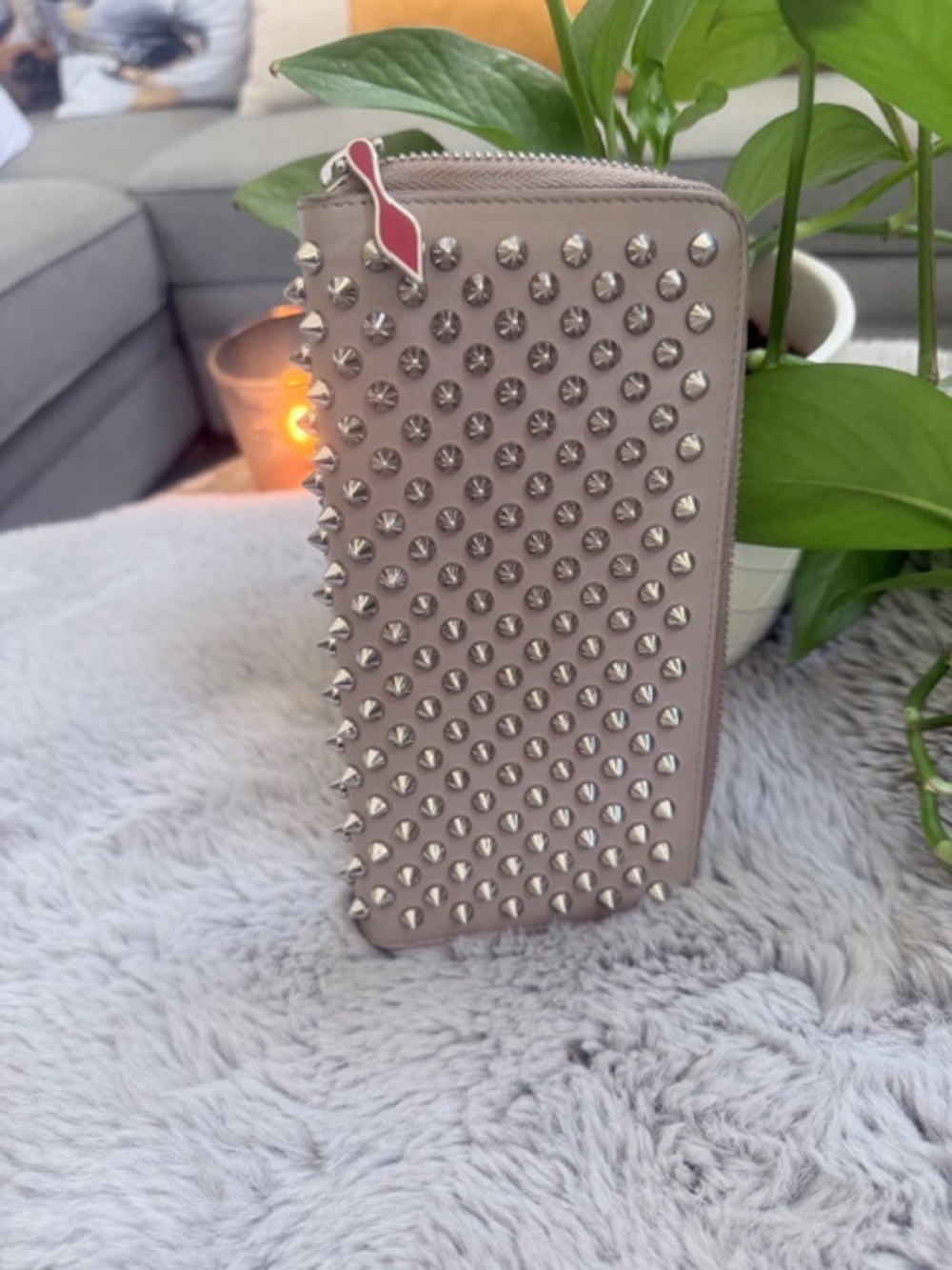 Christian Louboutin Panettone zip-around wallet